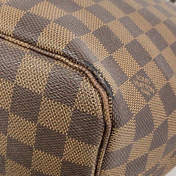 LOUIS VUITTON Authentic Brown Damier Neverfull MM Tote Bag - Picture 6 of 15